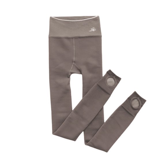 Winter Plus Velvet Padded Leggings Women Wear Hip Recovery Pants Bare Leg Artifact Butterfly Crotch High Waist Stewardess Gray Socks 330g Plus Velvet