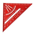thumbnail image 3 of Transportador Cuadrado de Carpintero DYNWAVEMX Aleación de Aluminio Rojo 7,28''x7,28''x10,24'', 3 of 8