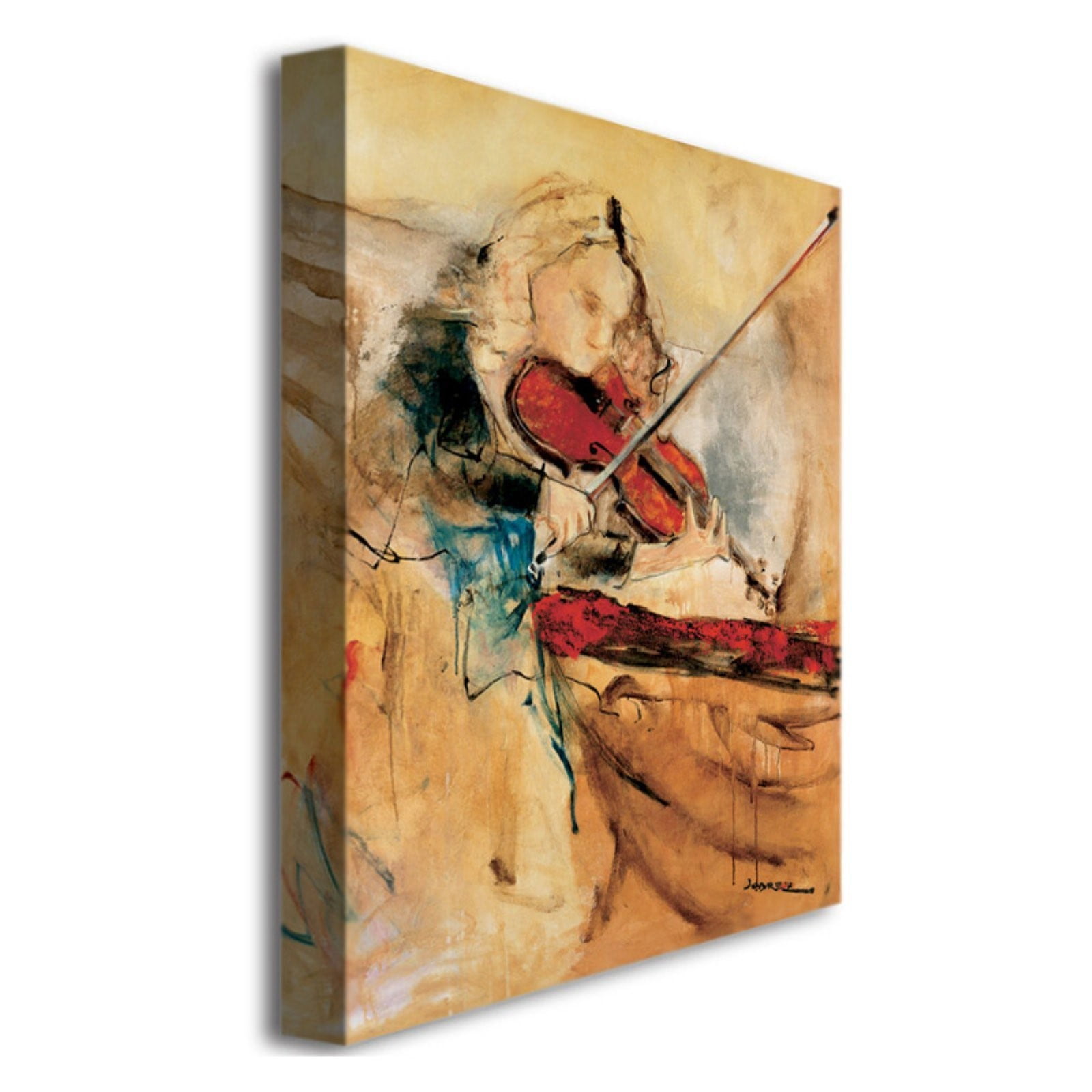 Trademark Art "Amazing Touch" Canvas Art by Joarez