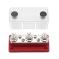 thumbnail image 1 of Barra De Autobús Barra de bus de 300 A Caja de barra de bus de 48 V 3/8 pernos 3+4 vías para barco marino RV (rojo) Ehuebsd Accesorios para autos y motos, 1 of 9