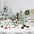 thumbnail image 5 of dajkiuy Small Christmas Tree, 12" Artificial Little Potted for Christmas Decor, Tabletop Christmas Centerpiece Small Xmas Tree for Home Mantel Bathroom Holiday Decor, 5 of 6