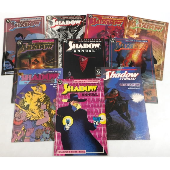 The Shadow (DC 1980s) Value Bundle 10-Pack of Comic Books - DC Comics - Pulp Heroes/Noir