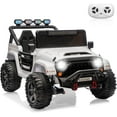 thumbnail image 2 of EastVita 24V 2 Seater Ride on Car, Electric Ride on Toys Remote Control, White, 2 of 8