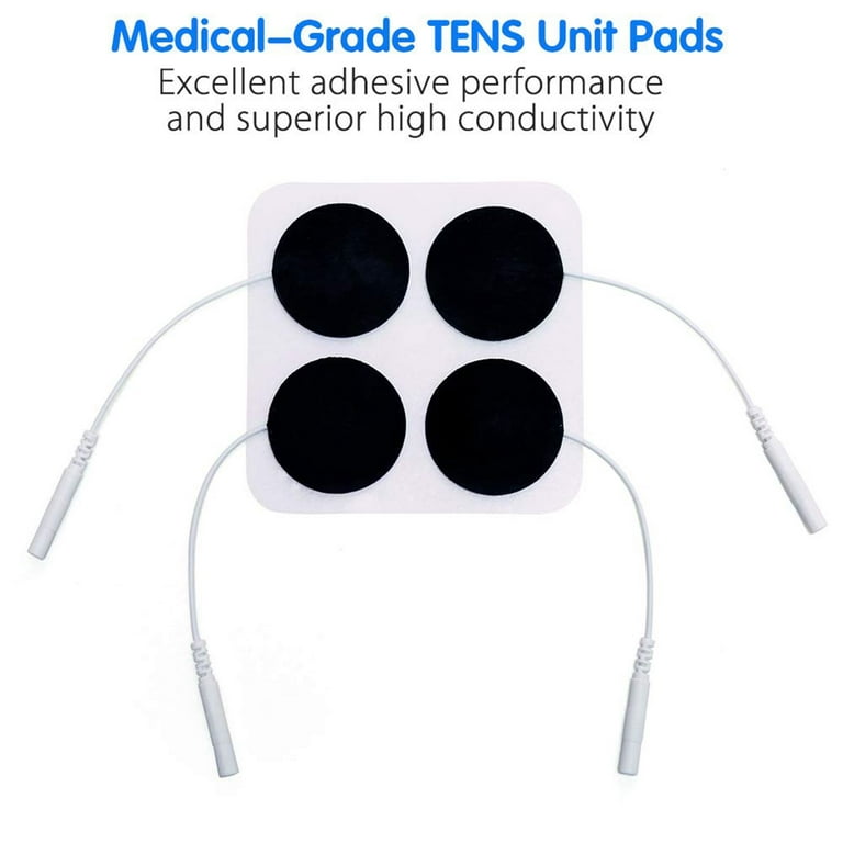 Lotfancy 40pcs Tens Unit Electrode Pads Replacement for Tens EMS Massage