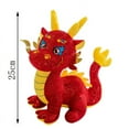thumbnail image 3 of 2025 Lunar New Year Dragon Plush Toy, Chinese Zodiac Mascot Stuffed Animal With Realistic 3D Design, Ultra Soft Plush And Pp Cotton Material For Home Decoration And Gift Giving, 3 of 7