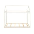 thumbnail image 6 of Aukfa House Bed, Wooden Twin Bed Frame for Kids - White, 6 of 8