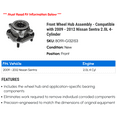 thumbnail image 2 of Front Wheel Hub Assembly - Compatible with 2009 - 2012 Nissan Sentra 2.0L 4-Cylinder - Dorman, 2 of 2