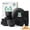 Black, variant on 40-Piece Premium Wheat Straw Dinnerware Sets, Service for 8, Unbreakable Plates and Bowls Set - Cups Sets, Dinner Plates, Bowls for Kitchen,Dishwasher and Microwave Safe Dishes Set - Multi V