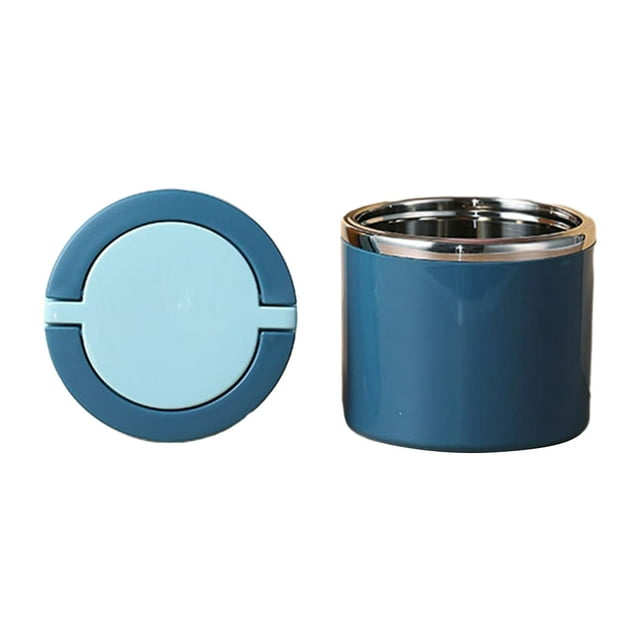 Yuarrent Frasco de sopa Frasco de sopa con cuchara Frasco para sopa Frasco termo para sopa Frasco para comida Frasco para comida caliente Mostrada azul 630ML