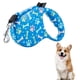 thumbnail image 1 of Correa retráctil para perros, cinta que no se enreda, para entrenamiento de caminatas y trotes (azul de 16 pies), 1 of 5