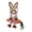 E, variant on AURIGATE Easter Bunny on Swing Hanging Decor, 13.77in Wooden Swing Bunny Ornament, Plush Rabbit with Carrot Accents for Easter Tree, Porch, Home Decor & Spring Celebrations