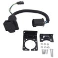 thumbnail image 2 of Multi Tow Trailer Adapter 7 Pin to 7 Way Blade and 4 Way Flat Wiring Harness Side Trailer Light Plug Connector Harness, 2 of 5