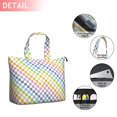 thumbnail image 2 of Colorful Checkerboard Pattern Travel Tote Bags for Women Carry On,Large Weekender Bags for Women Travel,Multi Functional Duffle Bag for Work,Shopping,Sports, 2 of 5