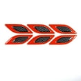 thumbnail image 1 of sweethay Pegatinas reflectantes para carrocería de coche, 6 piezas, pegatinas antideslizantes, accesorio de calcomanía de advertencia de seguridad Automoción decorativa y accesorios Rojo sweethay VI017626-02B, 1 of 6