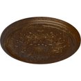 thumbnail image 3 of Ekena Millwork 15 3/4"OD x 5/8"P Luton Ceiling Medallion (Fits Canopies up to 1 1/8"), Hand-Painted Root Beer Crackle, 3 of 6