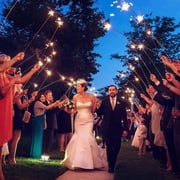 Wedding Sparklers 36-inch for wedding grand exit reception send-off light photography model party (Pack of 30 + 1 Pack of Silk Petals)