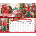 thumbnail image 4 of Oudiya Girls Christmas Pajamas Set Holiday Pjs for Kids Santa Long Sleeve Sleepwear, 4-13Y, 4 of 4