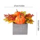 thumbnail image 3 of Bonsái de calabaza simulado para Acción de Gracias, Halloween, decoración de mesa para el hogar, 27,6 x 27,6 x 19 cm, base de madera naranja JASKFLY, 3 of 6