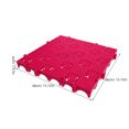 thumbnail image 2 of Raindrops Plastic Modular Garage Floor Tiles Rosy Interlocking Drainage Mat for Car Wash Area, 2 of 6