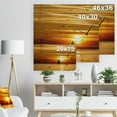 thumbnail image 5 of Design Art - Bright Yellow Beach with Birds, 5 of 5