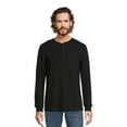 thumbnail image 3 of George Men's Long Sleeve Henley Shirt and Thermal Crewneck Tee, 2-Piece, Sizes XS-5XL, 3 of 7