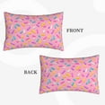 thumbnail image 4 of Fotbe Pink Donut Pillow Cases - Envelope Closure - Luxury, Extra Soft, Cooling Pillow Covers - Wrinkle, Fade, Stain Resistant-16"x24", 4 of 9