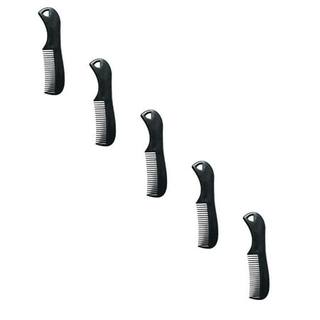 Men S Beard Styling Comb Mini Mustache Comb for Facial Hair Grooming and Styling Pocket Comb Beard Care Modify Tool with Holes and No Holes