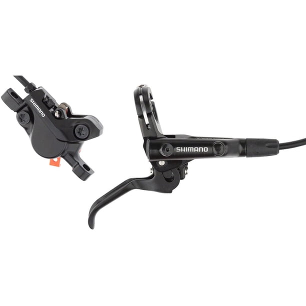 Freno de disco SHIMANO BR-MT500 y palanca BL-MT501 - Montaje de poste hidráulico trasero de 2 pistones negro