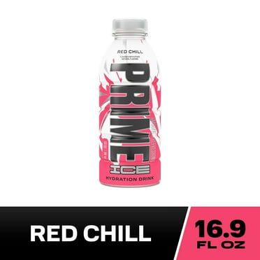 Prime Ice Hydration Sports Drink, Red Chill, 16.9 fl oz, Bottle