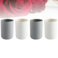 thumbnail image 3 of FELTECHELECTR 4Pcs Toothbrush Mug PP Material Simple and Clean Design for Bathrooms, 3 of 8