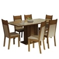thumbnail image 1 of Juego de Comedor Mesa con Tapa de Vidrio Madesa 6 Sillas Francine, 1 of 9
