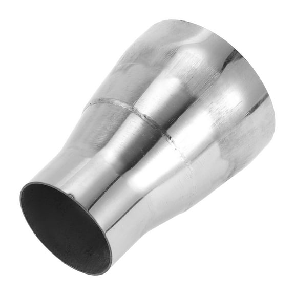 Mandrel Exhaust Pipe Adapter Concentric Reducer Car Exhaust Pipe Tubing Piping Adapter 2" OD to 3" OD 4" Length T304 Stainless Steel Silver Tone