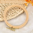 thumbnail image 2 of Yosoo Hand Embroidery Hoop Wooden Circle Frame for Cross Stitch Embroider Needle Arts DIY Tool, DIY Embroidery Tool,Embroidery Frame, 2 of 7