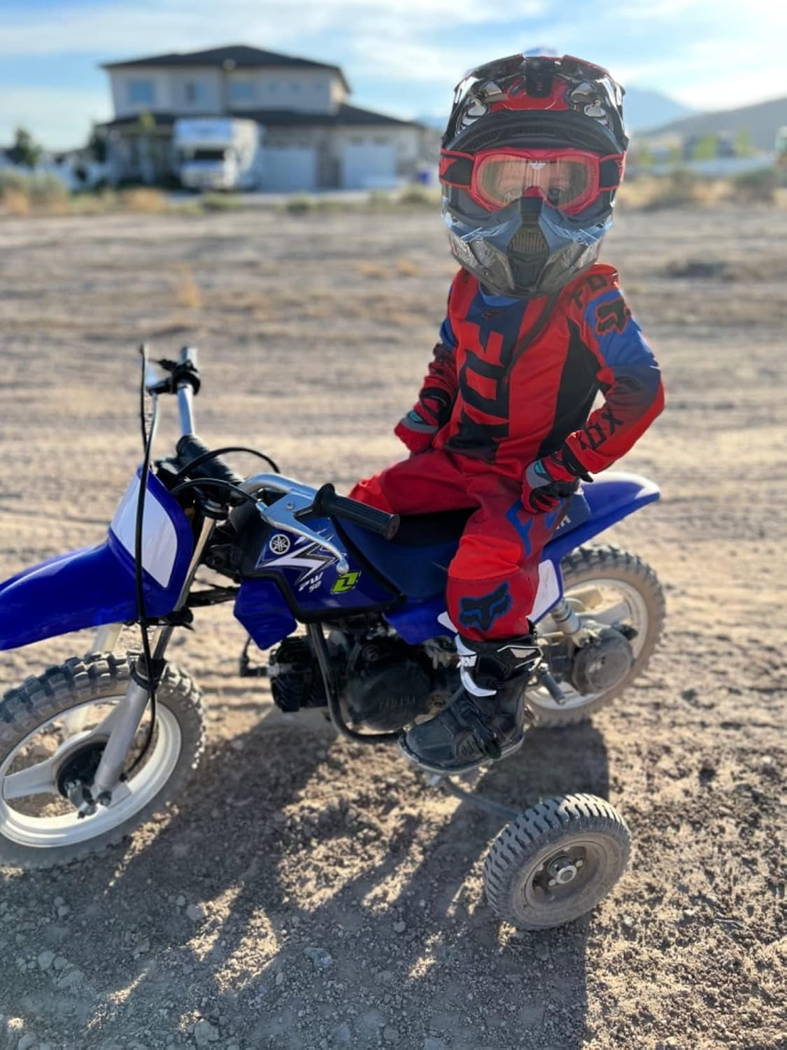 Dirt bike training wheels - Razor training wheels - MX350 MX125 MX400 MX500 - Fast and easy install! Made in Michigan.