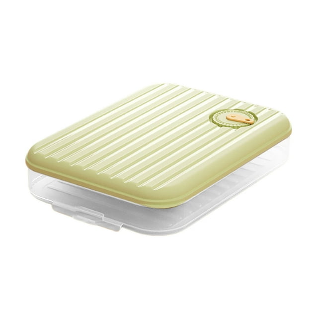 Contenant de Rangement Transparent pour Congélateur – Organisateur Empilable pour Dumplings et Préparation de Repas