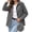 Dark Gray, variant on Womens Corduroy Shacket Button Down Long Sleeve Collared Neck Jacket Ribbed Knit Coat with Pockets Casual Loose Fall Winter Outerwear