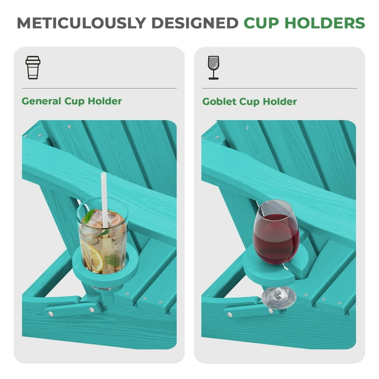 Phone Holder Composite Adirondack Chairs With Cup Holders Serwall