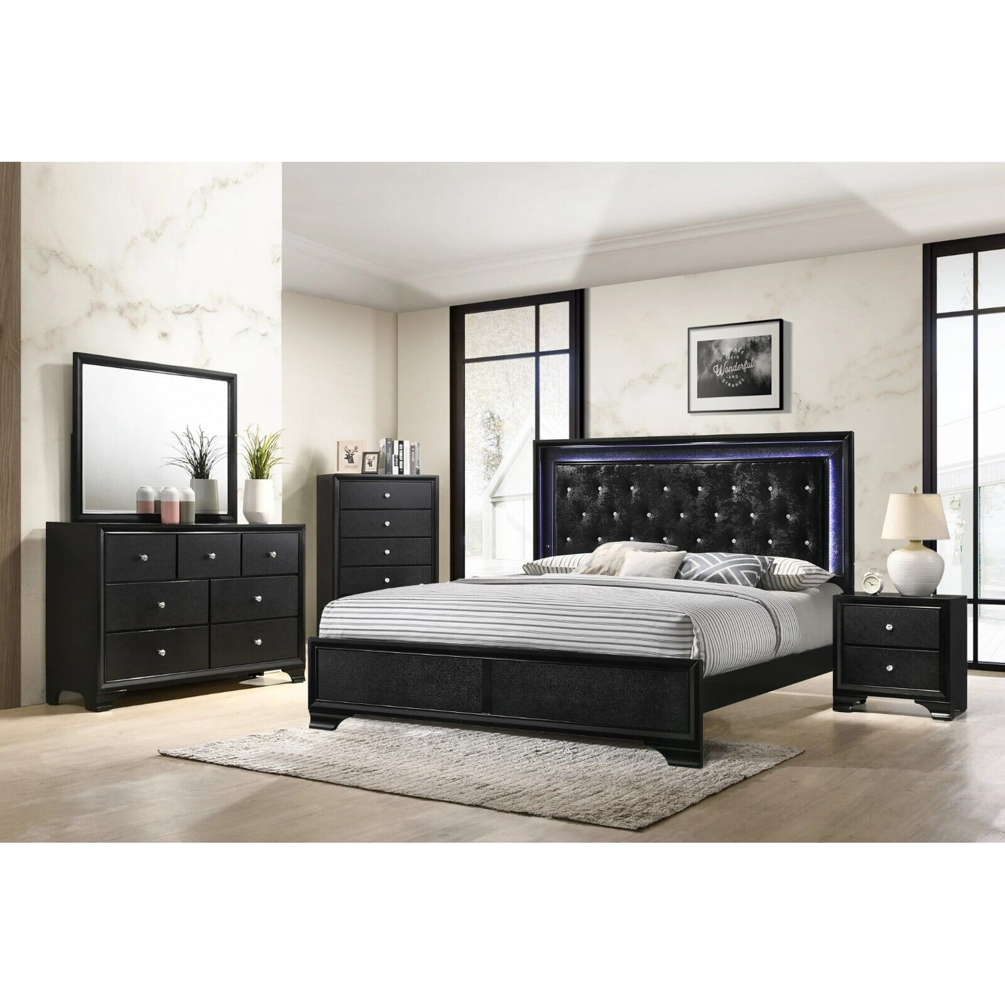 Modern Black Bedroom Furniture