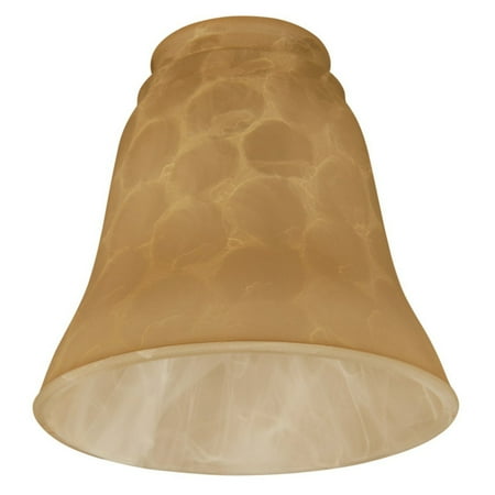 Champagne Glass Bell Shade - Craftmade 2.25 in. 106 Bell Shaped Glass Fan Shade
