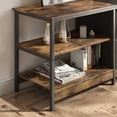 thumbnail image 5 of Bestier Farmhouse TV Stand with Shelves for TVs up to 65" for Living Room, Rustic, 5 of 7