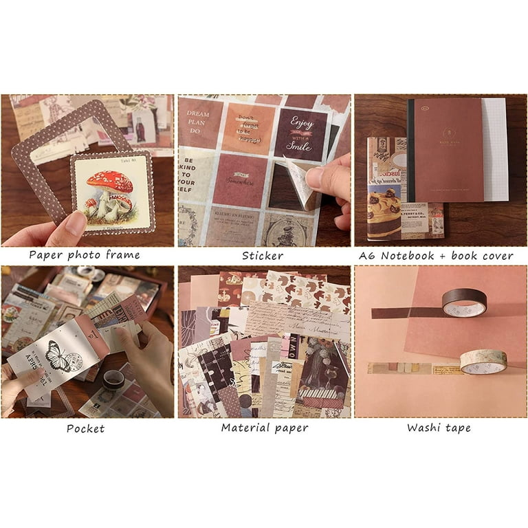 Jual Scrapbook Supplies Kit - Paket Scrapbook Aesthetic Design di