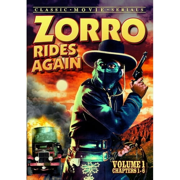 Zorro Rides Again 1 Chapters 1-6 (DVD), Alpha Video, Western