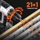 thumbnail image 2 of Taladro inalámbrico Litheli, 443 pulgadas por libra, torque 21+1 embrague, 2 of 5