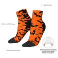 thumbnail image 6 of Fuzoiu Halloween Bats Print Adult Socks, Crew Moisture-wicking Socks, Unisex Cushion Crew Socks,Casual Sports Ankle Socks, 6 of 7