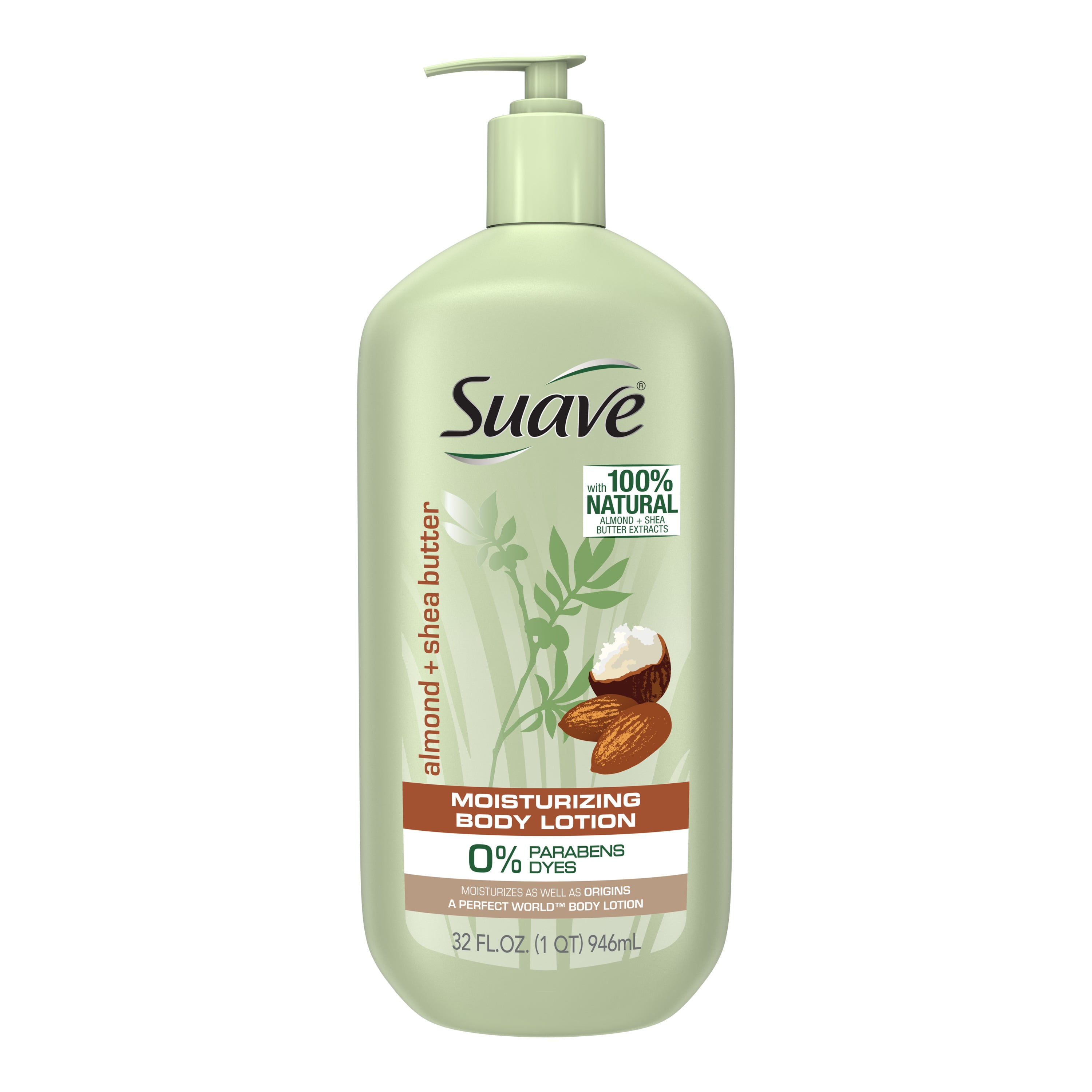 Suave Body Lotion Almond and Shea Butter 32 fl. Oz.