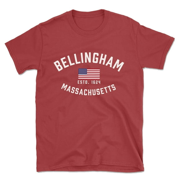 Bellingham Massachusetts Patriot Men's Cotton T-Shirt
