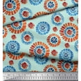 thumbnail image 3 of Soimoi Poly Georgette Fabric Brush Stroke Abstract Decor Fabric Printed Yard 52 Inch Wide, 3 of 3