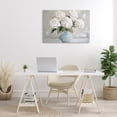 thumbnail image 2 of Stupell Industries Modern Dappled Hydrangea Bouquet Floral Painting Wrapped Canvas Canvas Art Print Wall Art, 36 x 24, 2 of 7