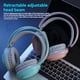 thumbnail image 2 of Auriculares para Juegos RGB Auriculares Inalámbricos Bluetooth Auriculares para Juegos de Deportes Electrónicos Auriculares para Computadora con Iluminación Dinámica Negro, 2 of 5
