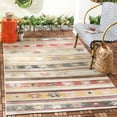 thumbnail image 2 of SAFAVIEH Outdoor MTG238E Montage Collection Taupe / Multi Rug, 2 of 9